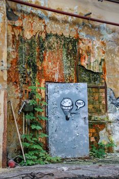Lost Place garage of railway