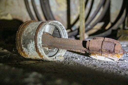 Lost Place garage of railway