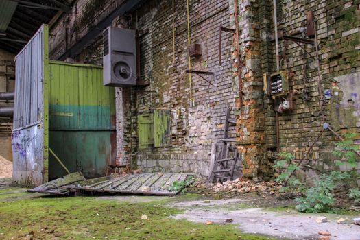 Lost Place garage of railway