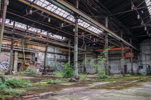 Lost Place garage of railway