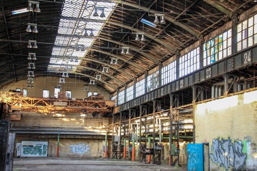 Lost Place garage of railway
