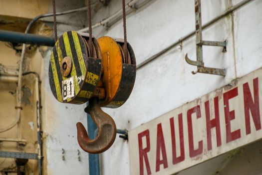 Lost Place garage of railway