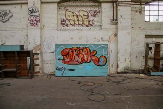 Lost Place garage of railway