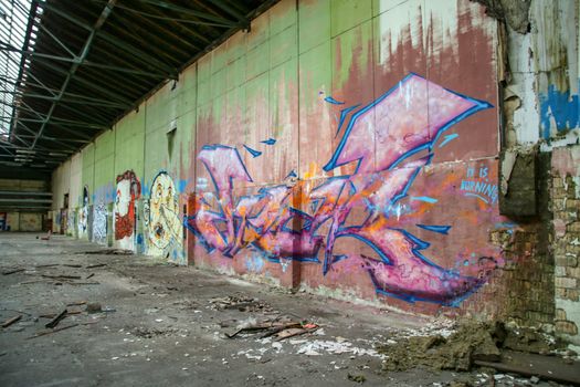 Lost Place garage of railway