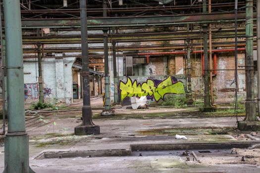 Lost Place garage of railway