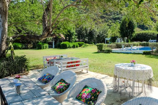 View on the garden