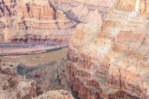 West rim of Grand Canyon in Arizona USA