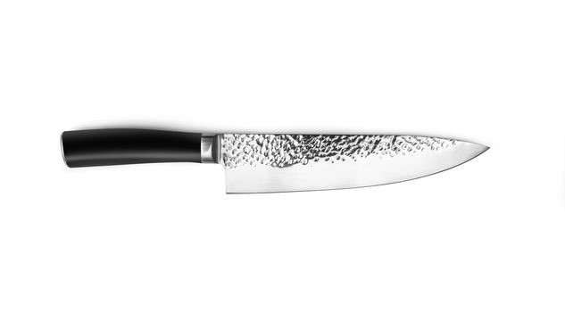 Chef's knife for your kitchen isolated on white background. With clipping path