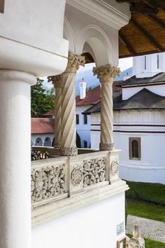 Chisinau, Moldova 29 June 2018: Sambata de Sus monastery orthodox monastery from Romania located in the village of Sambata de Sus, Brasov county. Built in 1657