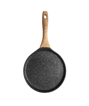 Frying pan, kitchen utensils, isolated on white background