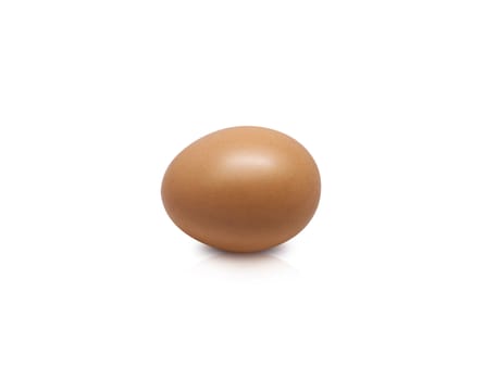 Egg isolated on white background cutout. With clipping path