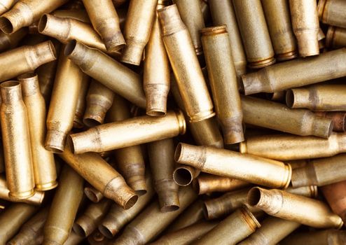 Shotgun cartridges close-up background