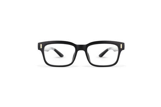 Black Eye Glasses Isolated on White