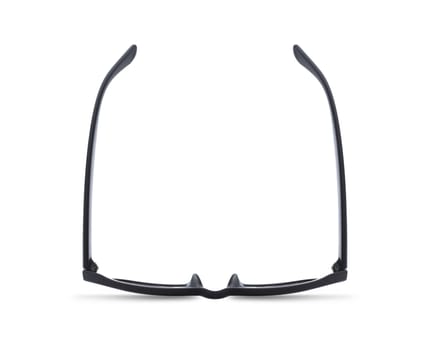 Black Eye Glasses Isolated on White background