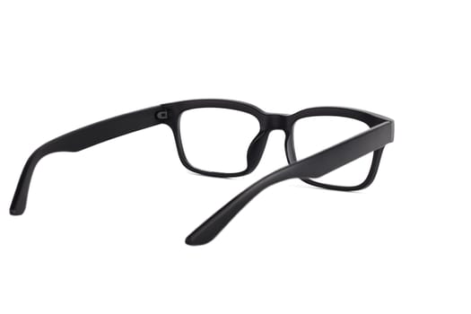 Black Eye Glasses Isolated on White background
