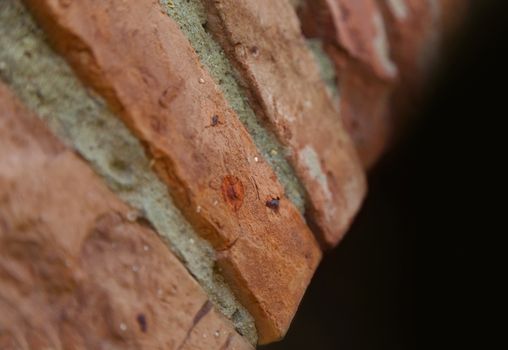Background of brick arches walls conception.