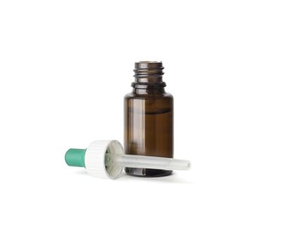 Nasal spray container isolated on white background. With clipping path