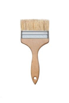 Paint brush isolated on white background. With clipping path