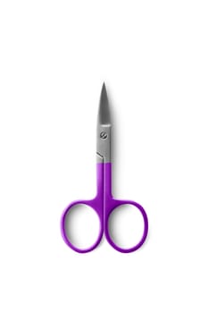 Nail scissors isolated on white background. With clipping path