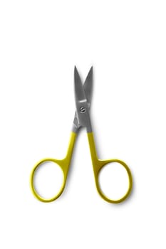 Nail scissors isolated on white background. With clipping path