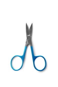 Nail scissors isolated on white background. With clipping path