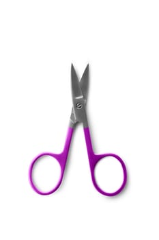 Nail scissors isolated on white background. With clipping path