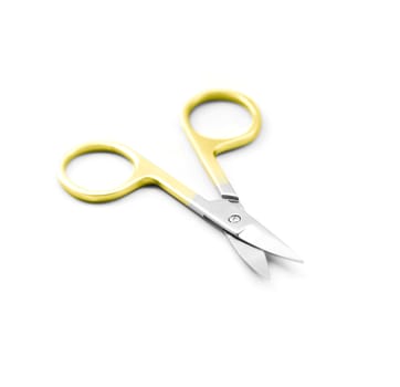 Nail scissors isolated on white background. With clipping path