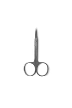 Nail scissors isolated on white background. With clipping path