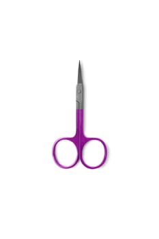 Nail scissors isolated on white background. With clipping path