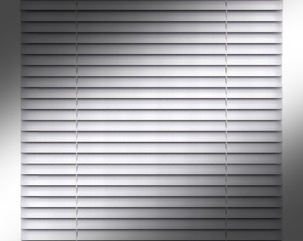 Silver horizontal Blinds window decoration interior of room