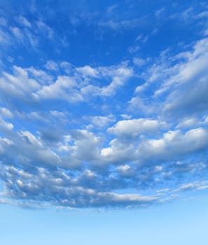 Blue sky background with white cloudy concept.