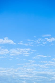Blue sky background with white cloudy concept.