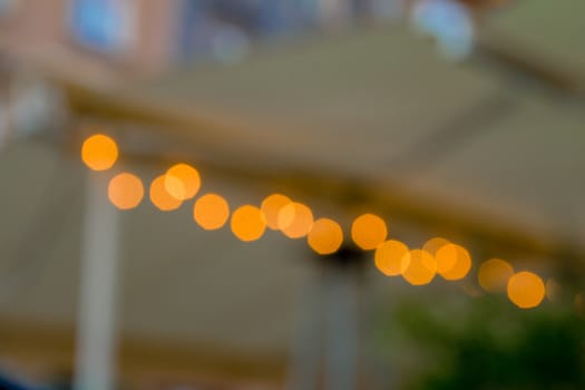 Abstract Bokeh color light of line.