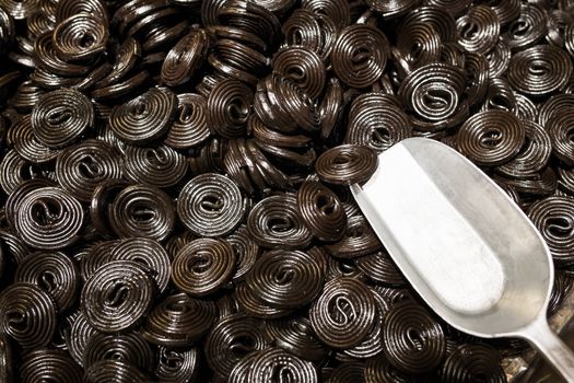 Black Twisted Spiral Jelly you can buy ina candy store.