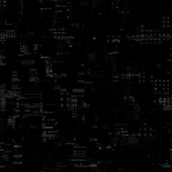 Abstract geometric pattern with white lines on black background. Pattern for motion design