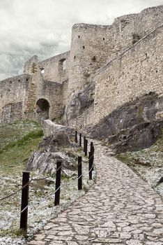 Ruin of Spis castle, Spissky hrad Slovakia Europe