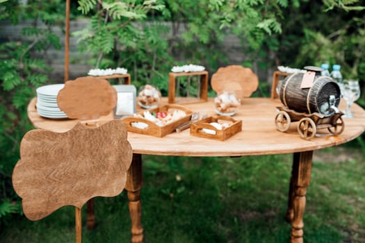 wedding decor with natural elements