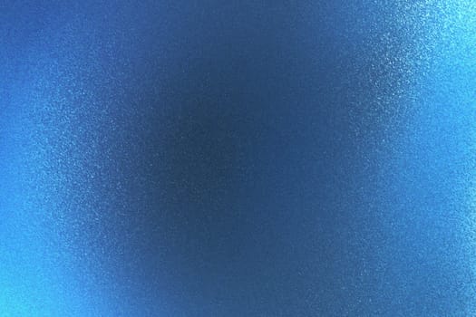 Shiny rough blue metal wall, abstract texture background