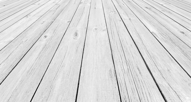 Background of light wooden planks, painted with environmentally friendly color, in perspective