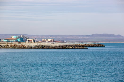 Pomorie, Bulgaria - March 02, 2019: Spring Walk Through The Central Part Of The City.