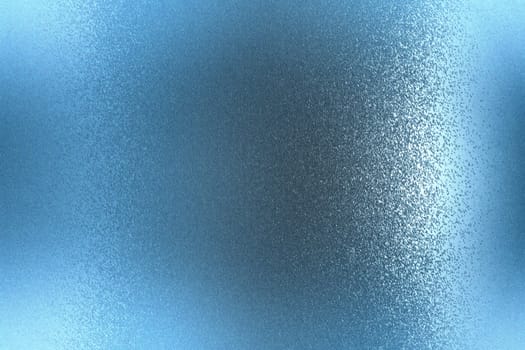 Shiny brushed blue metallic plate, abstract texture background