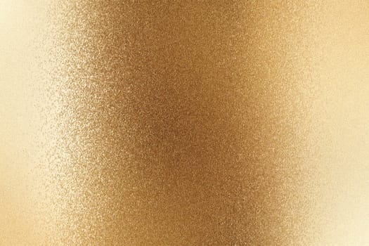 Shiny brushed bronze metallic wall, abstract texture background