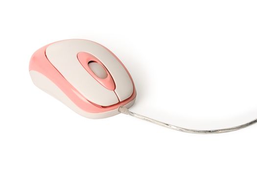 Computer mouse isolated on white background, clipping path.