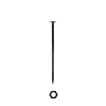 exclamation mark made with a screw and a nut