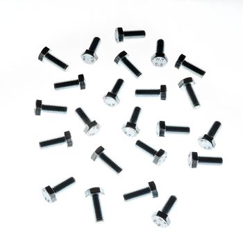 some bolts on a white background