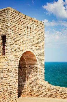 Barbican of an Old Fortress on the Cape Kaliakra, Bulgaria