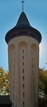 Tall tower on an park entrance at Palic, Serbia