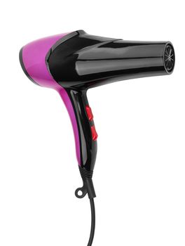 Hair dryer isolated on a white background