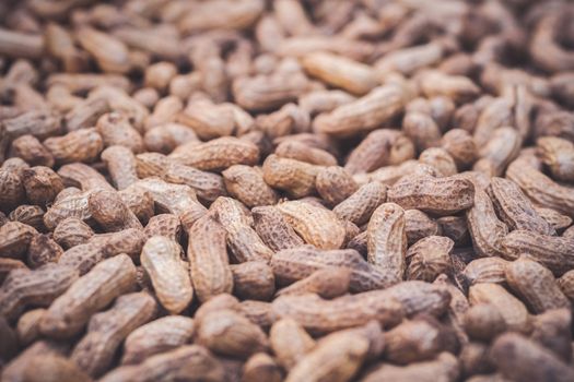 Texture of many peanuts are dried in the sun. Concepts of agricultural.