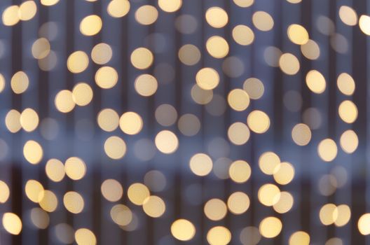 Abstract & Festive background with bokeh defocused lights